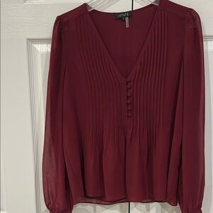 1. State Women's Burgundy Blouse